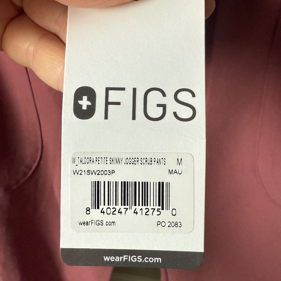Figs Mauve Scrub Pants - Picture 4 of 5